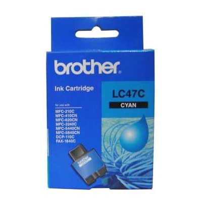 BROTHER Ink Lc-47C Cyan 400 Page Yield Lc47C